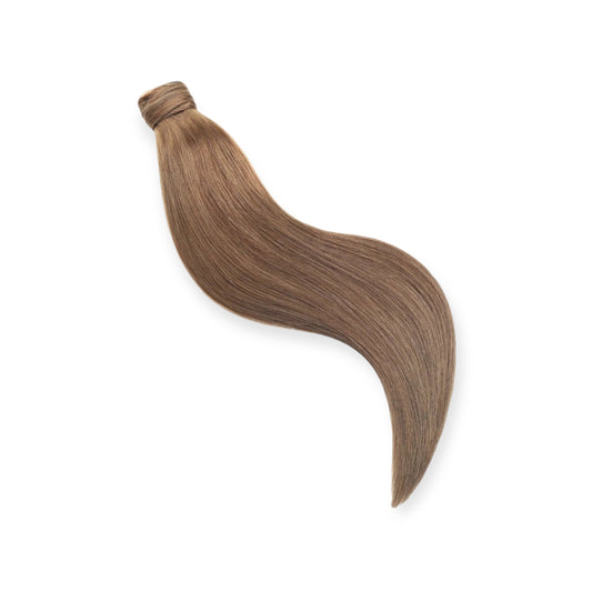 Ponytail Clip In Dark Blonde #8