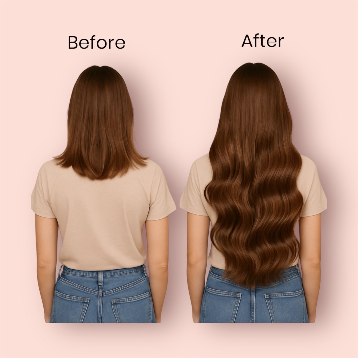 Clip In Extensions Dark Highlight #4/27