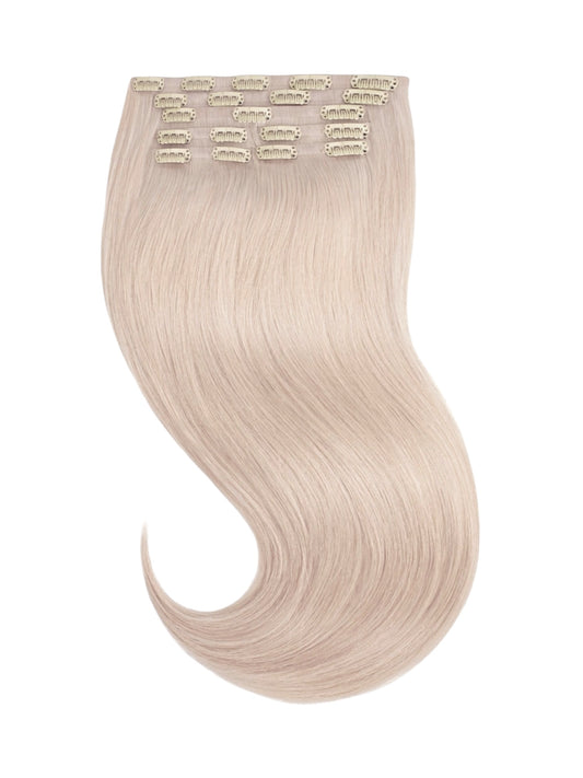 Clip In Extensions Cool Platinum Blonde #60A