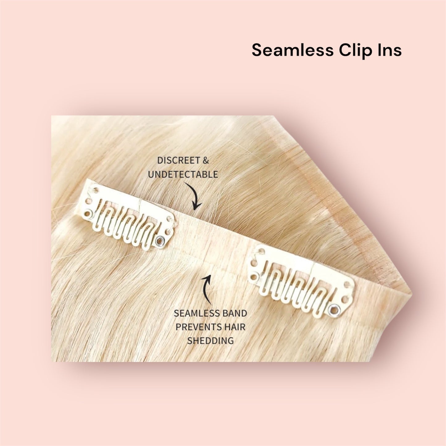 Clip In Extensions Jet Black #1