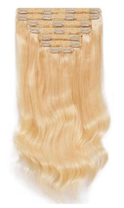 Clip In Extensions Lightest Blonde #613 - Hairluxx&Co