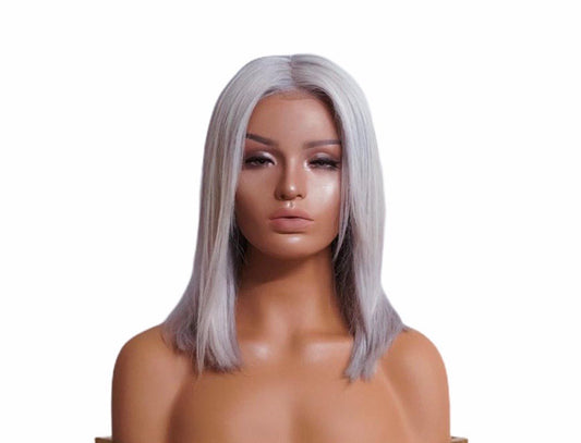 Frontal Lace Wig Platinum Ash Blonde - Hairluxx&Co