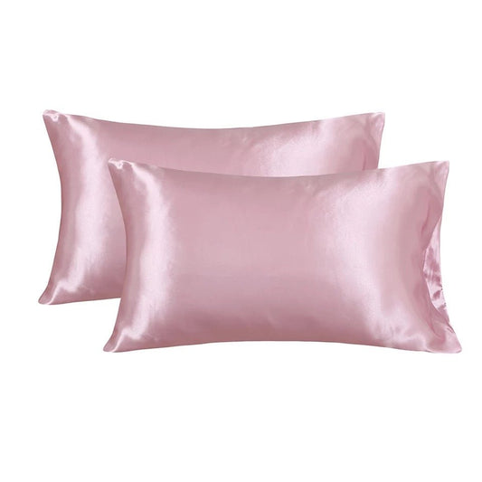 Mulberry Silk Pink Twin Pillowcase - Hairluxx&Co