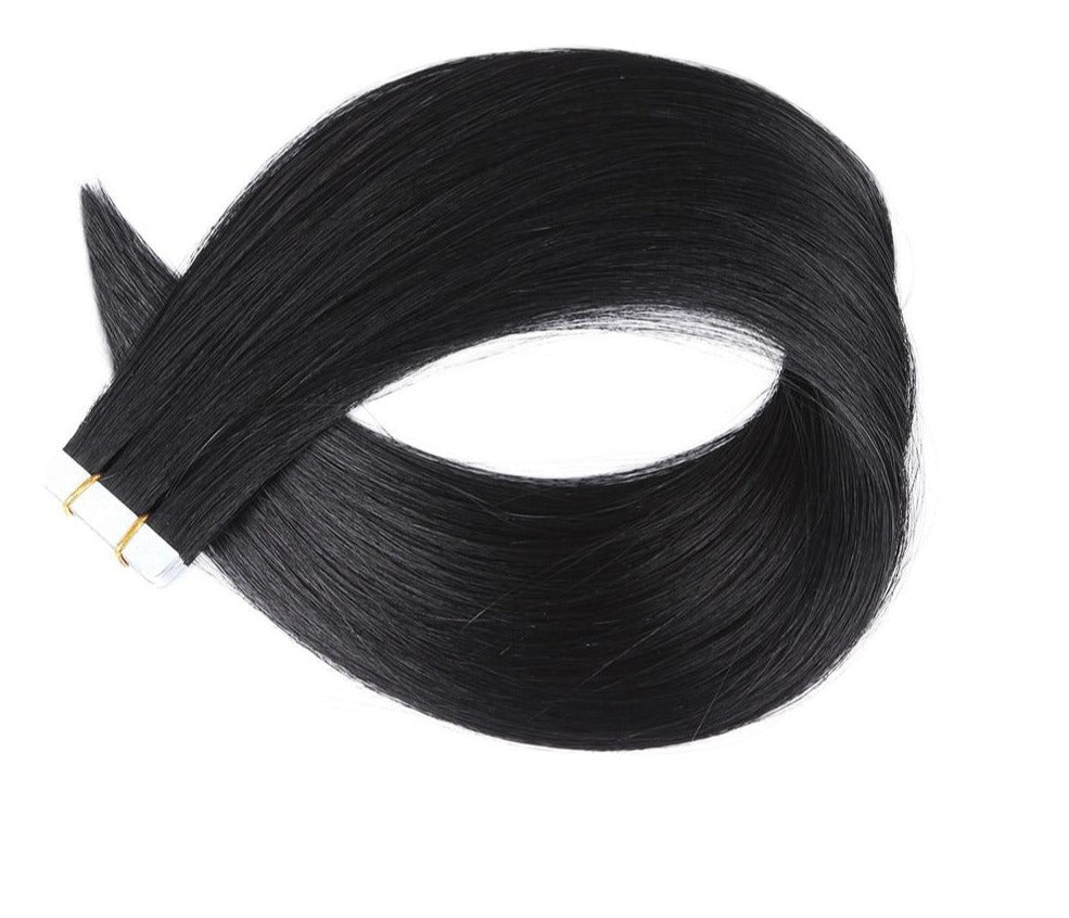 Tape In Extensions Jet Black #1 - Hairluxx&Co