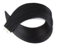 Load image into Gallery viewer, Tape In Extensions Jet Black #1 - Hairluxx&amp;Co
