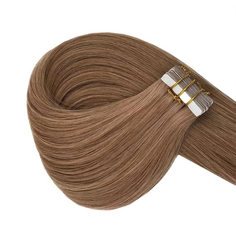 Tape In Extensions Light Brown #6 - Hairluxx&Co