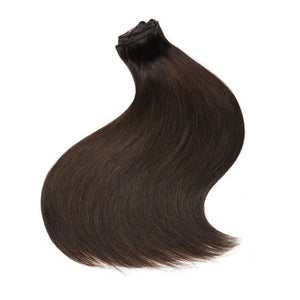 Weft Hair Extensions Brown #2 - Hairluxx&Co