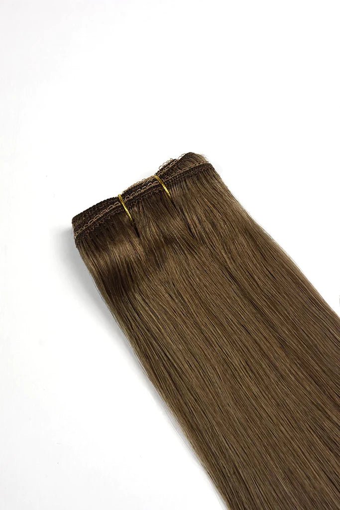 Weft Hair Extensions Dark Blonde #8 - Hairluxx&Co