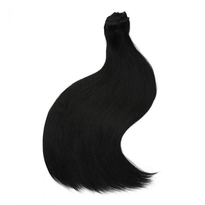 Weft Hair Extensions Natural Black #1 - Hairluxx&Co