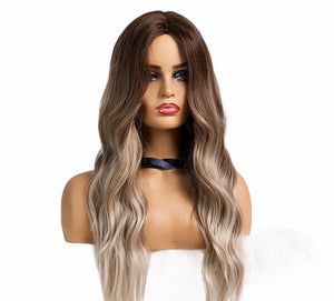 Frontal Lace Wig Brown Ombré