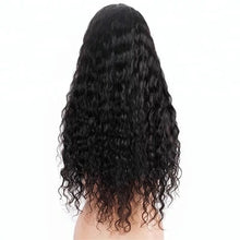 Load image into Gallery viewer, Frontal Lace Dark Curly Wig
