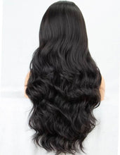 Load image into Gallery viewer, Frontal Lace Wig Long Dark Wave
