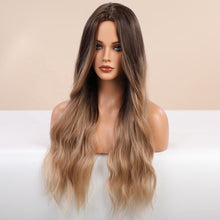 Load image into Gallery viewer, Frontal Lace Warm Ombré Wig
