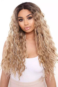Frontal Lace Wig Warm Ombré - New